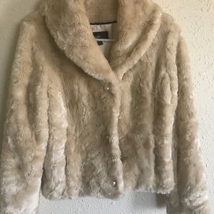 Faux fur jacket